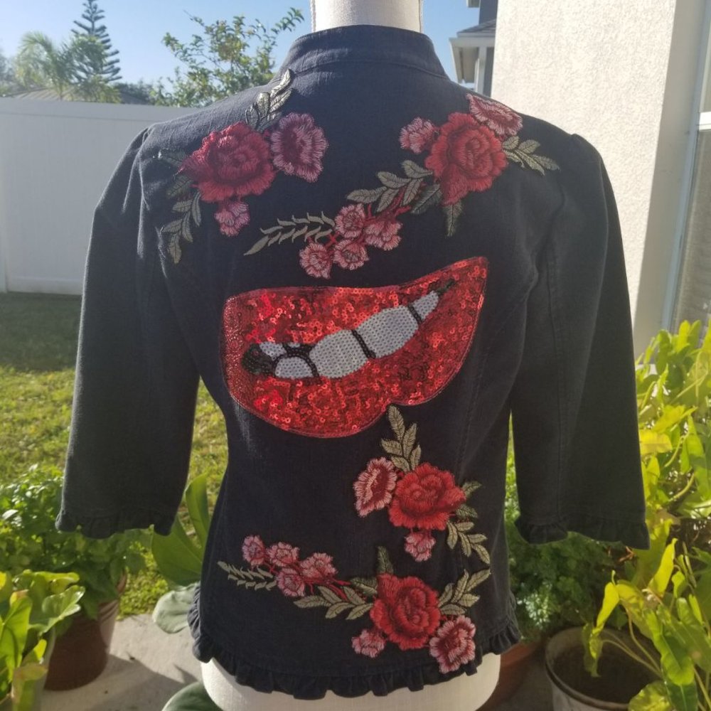 CATO Handmade Decorated Women Jacket S